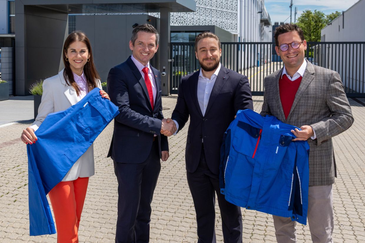 left to right: Eva-Maria Wurzer, Andreas Opelt, Phillip-Sebastian Marchl, Mathias Nell